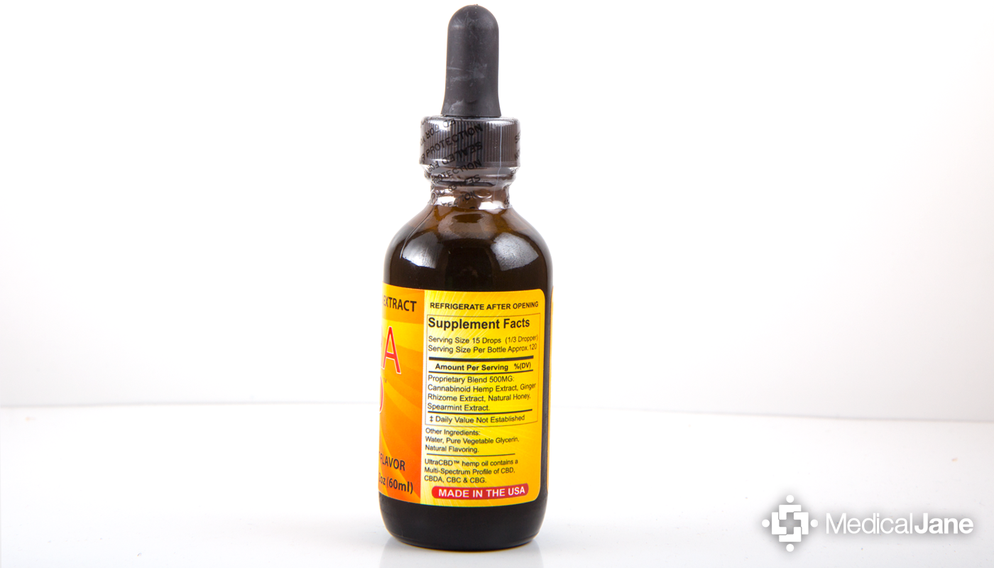 Ultra CBD Tincture from Ultra CBD (Review)