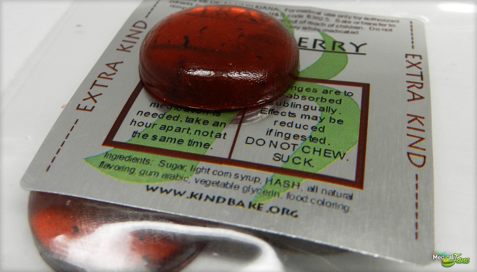 Strawberry Extra Kind 4-Pack of Lozenges from Kind Bake