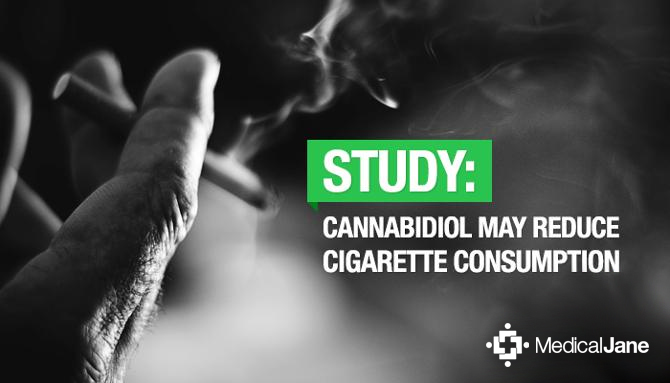 Cannabidiol Cbd May Reduce Cigarette Consumption 