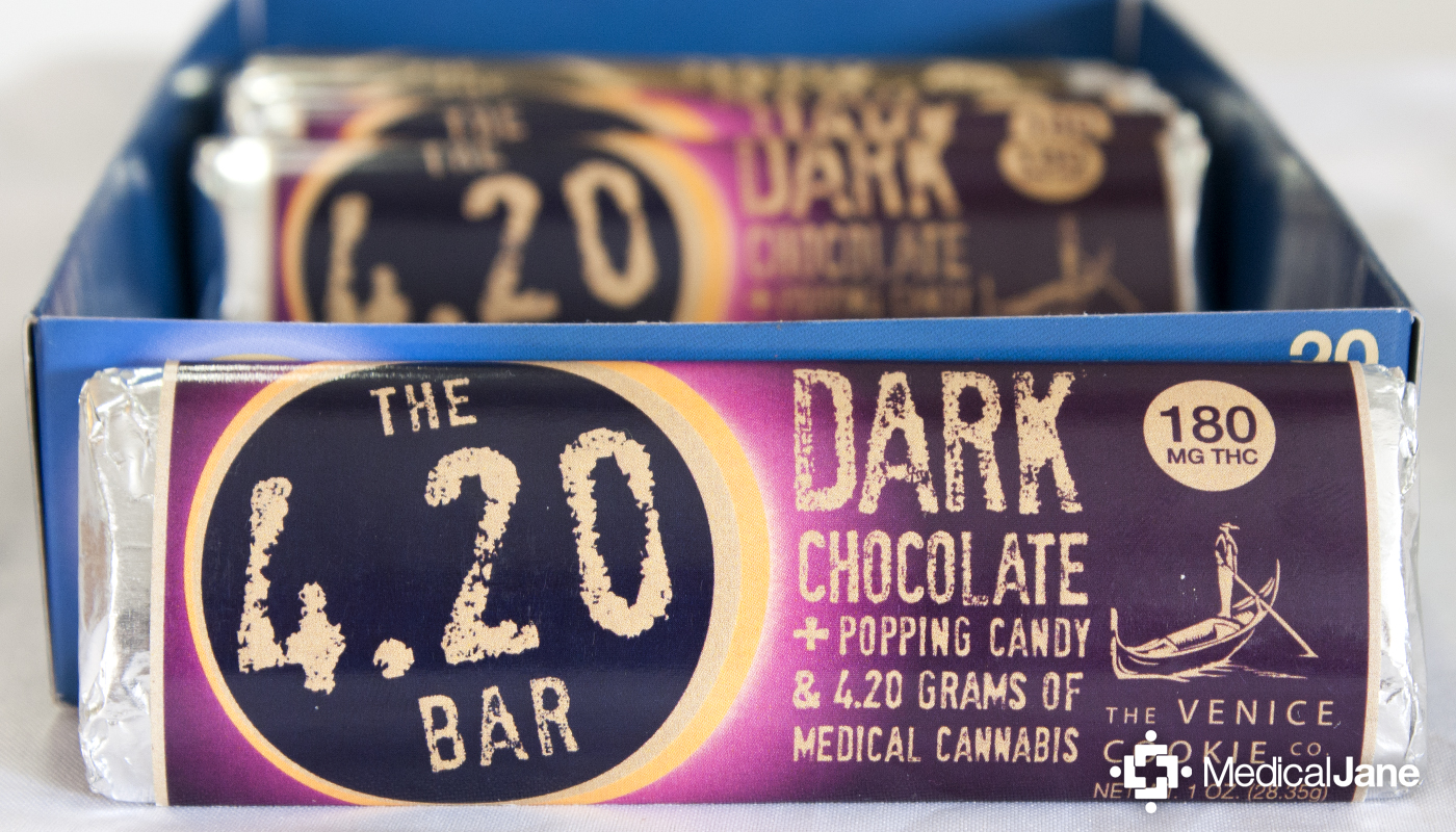 4.20 Bar: Dark Chocolate + Popping Candy from Venice Cookie Co.