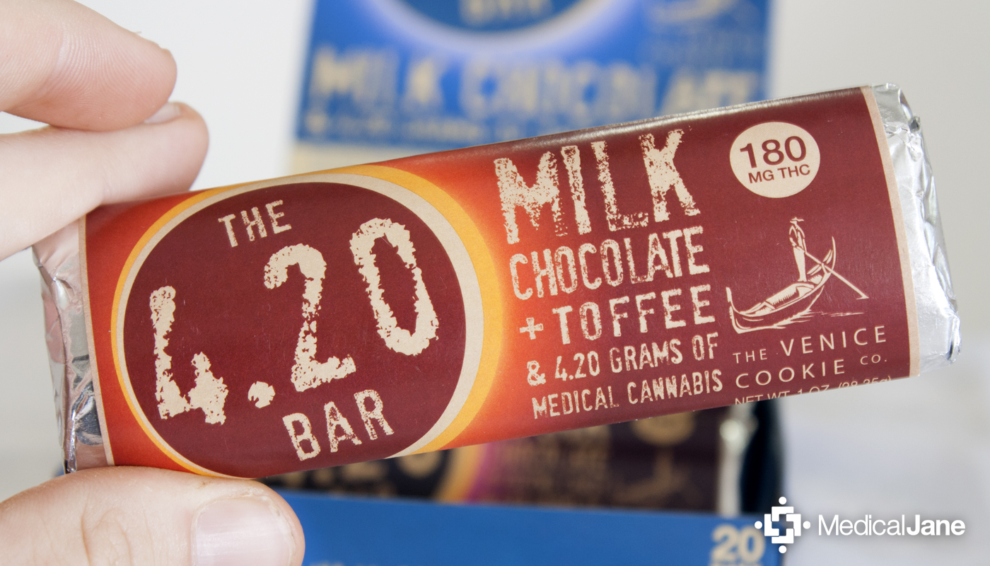4.20 Bar: Milk Chocolate & Toffee from Venice Cookie Co.