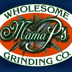 Logo for Mama P’s Wholesome Grinding Co.