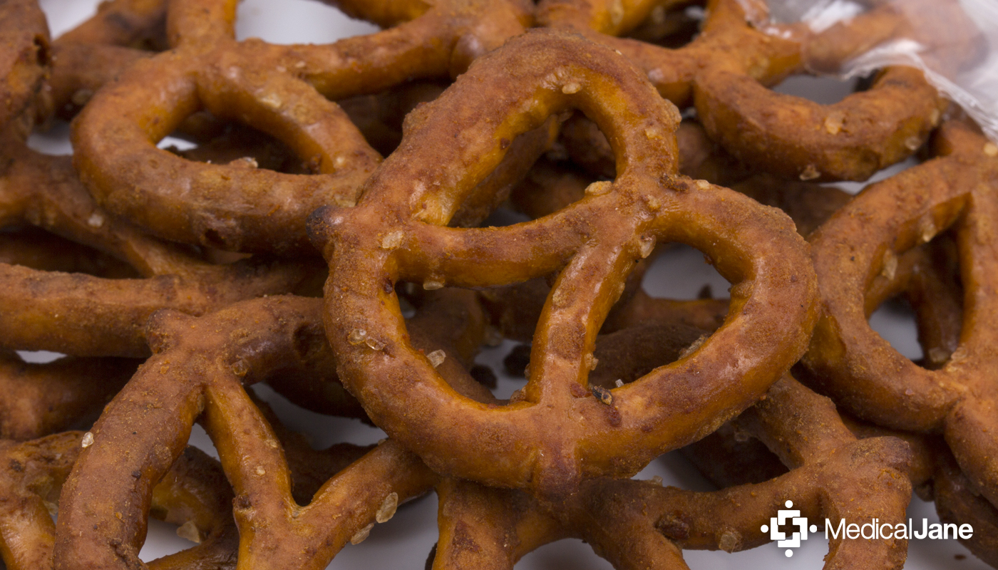 Medical Cannabis Savory Pretzels from Auntie Dolores