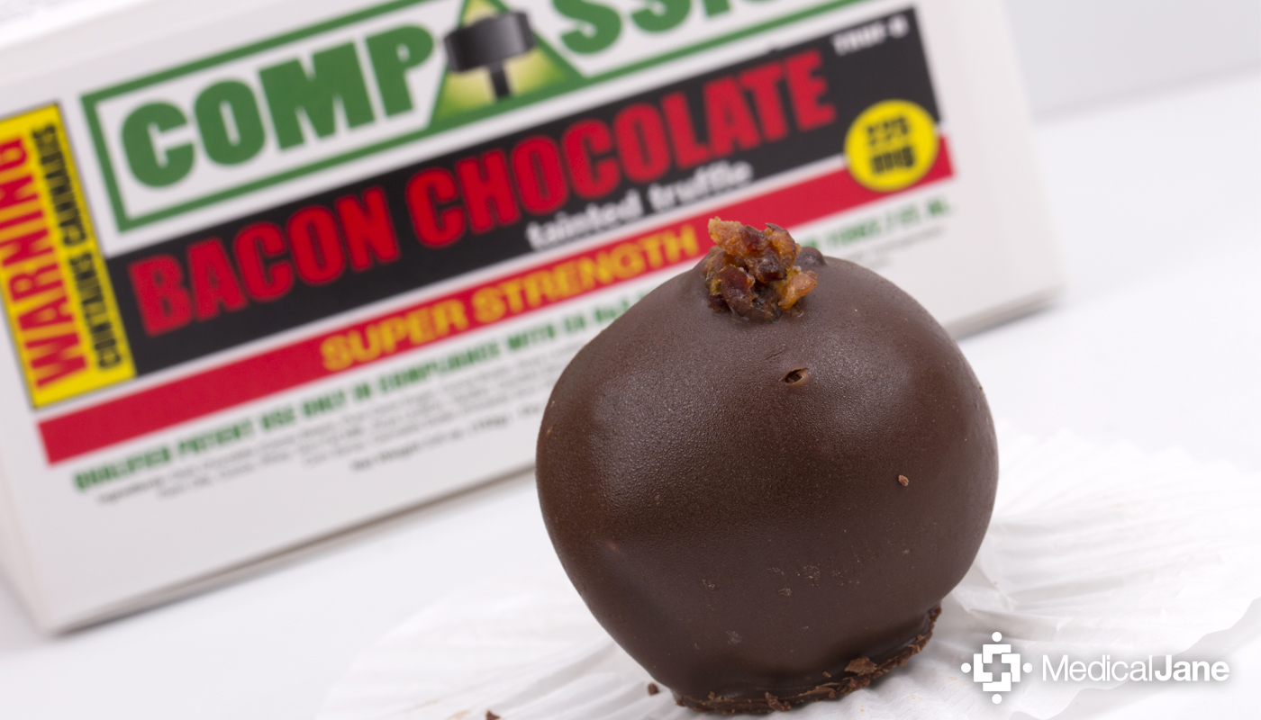 Bacon Chocolate Tainted Truffles - Super Strength from Compassion Edibles