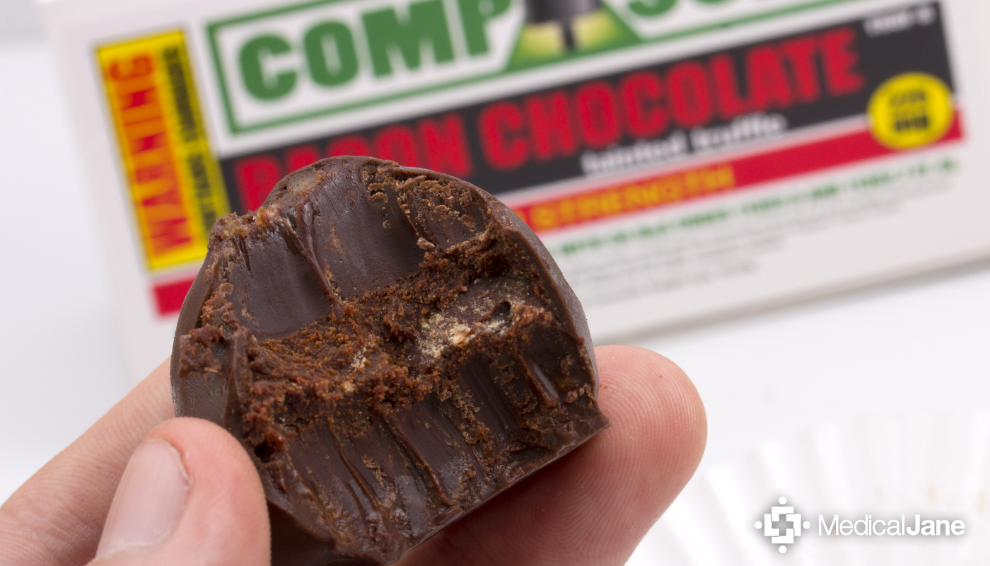 Bacon Chocolate Tainted Truffles - Super Strength from Compassion Edibles