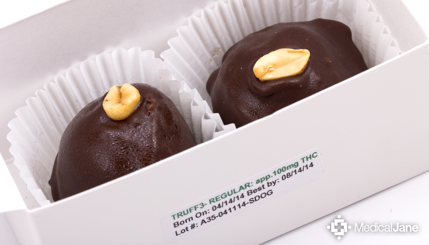 Peanut Butter Tainted Truffles from Compassion Edibles