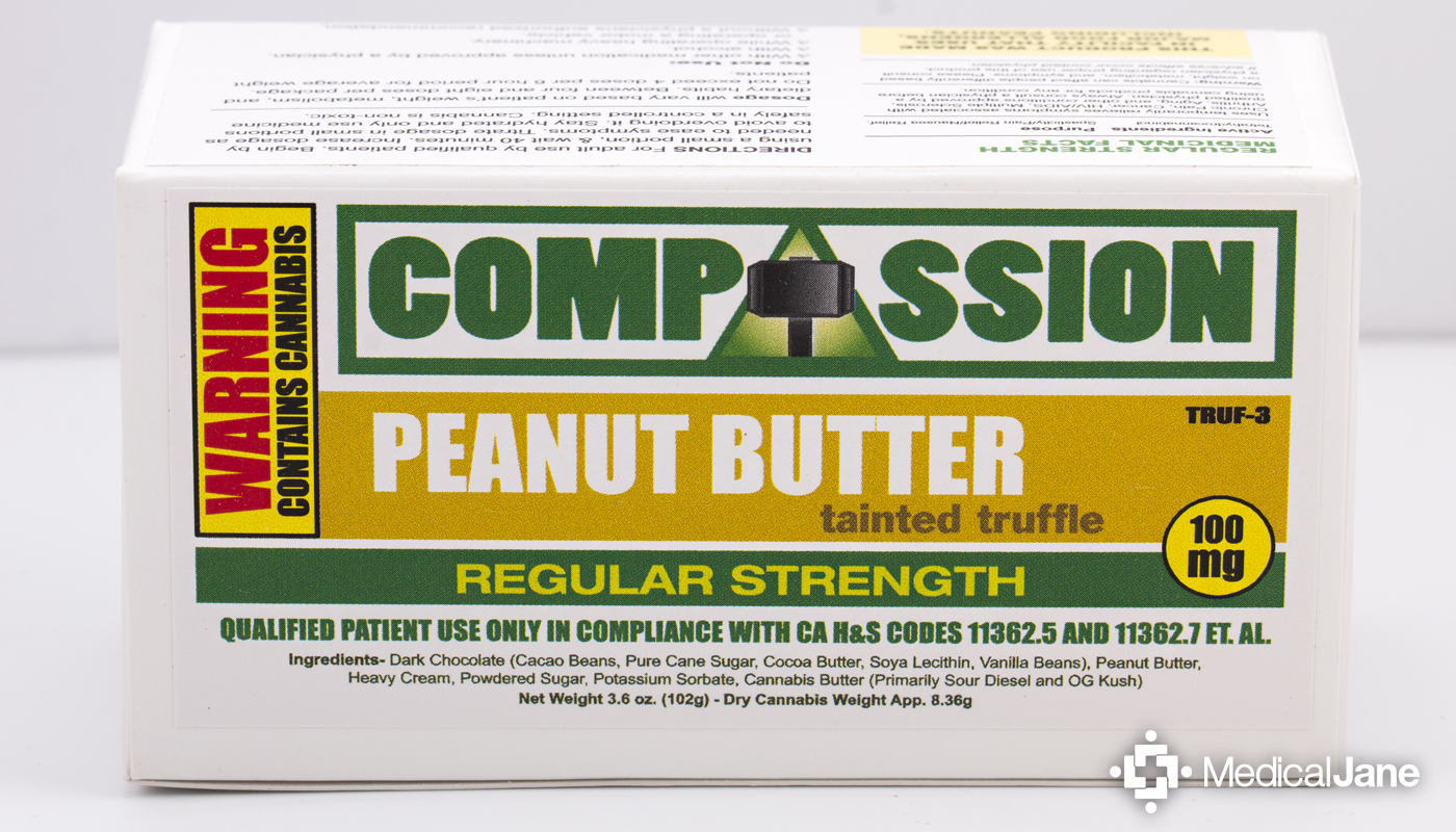 Peanut Butter Tainted Truffles from Compassion Edibles