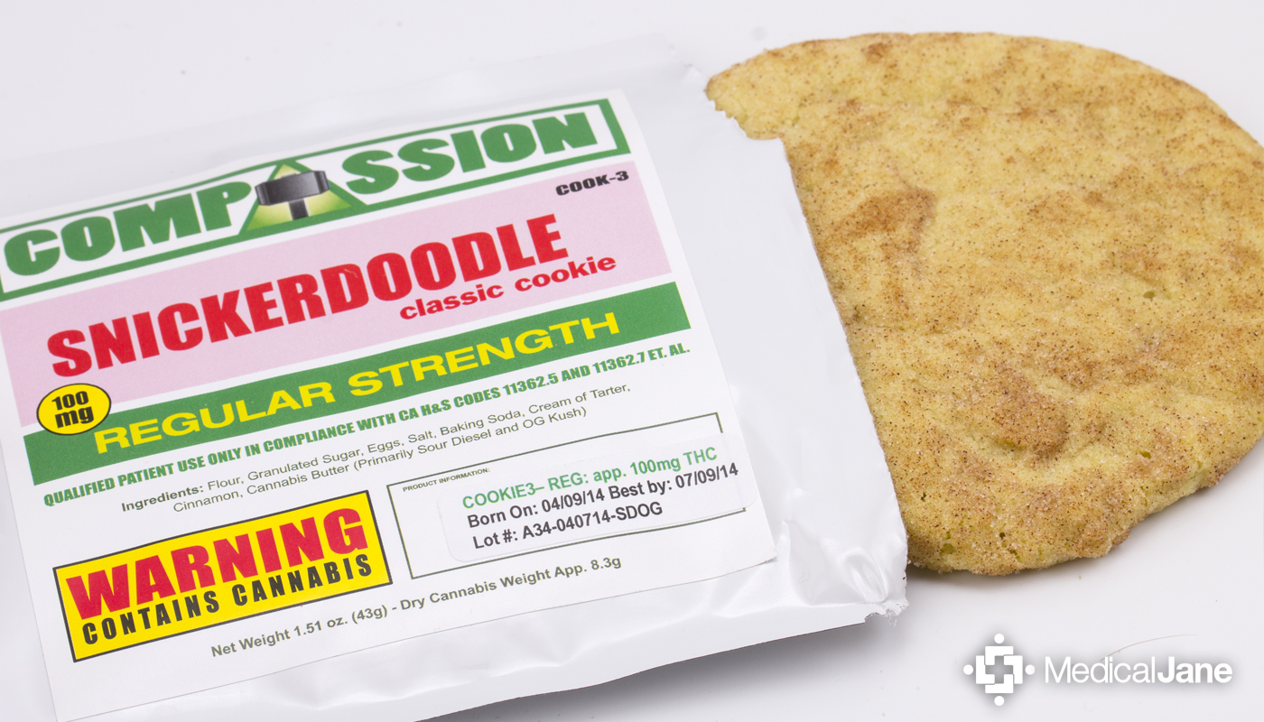 Snickerdoodle Classic Cookie from Compassion Edibles