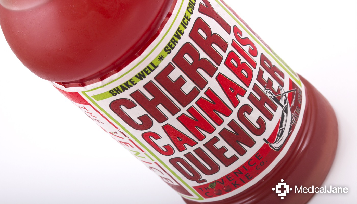 Cherry Cannabis Quencher from Venice Cookie Co
