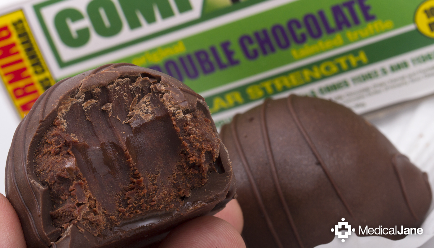 OG Double Chocolate Tainted Truffles from Compassion Edibles