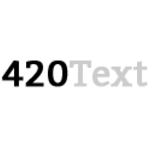 Logo for 420text