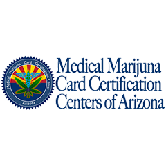 Logo for Medical Marijuana Card Certification Centers of Arizona