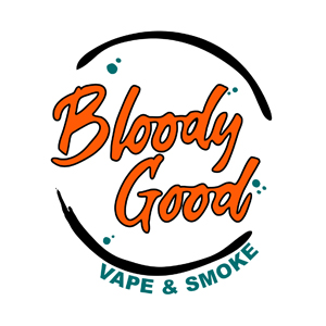 Logo for Bloody Good Vape and Smoke