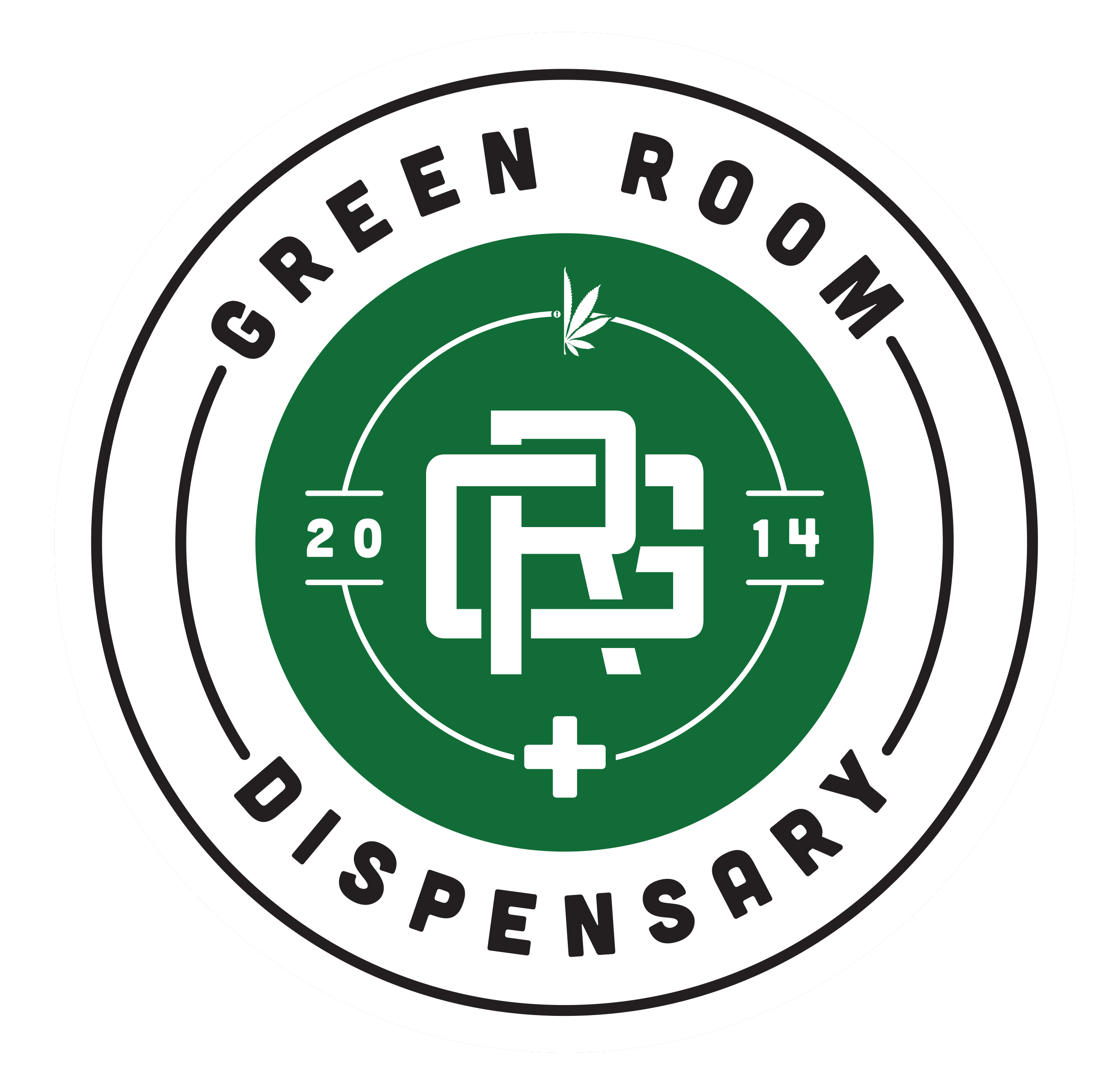 Logo for The Green Room Headquarters